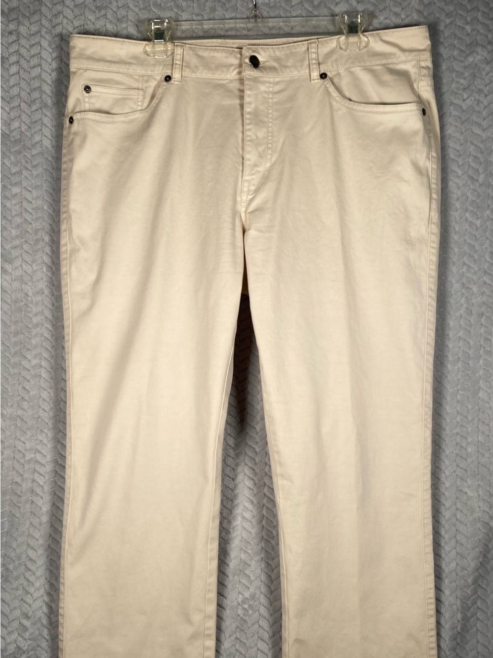 Peter Millar Signature Sateen Stretch 5-Pocket Khaki Pants 38